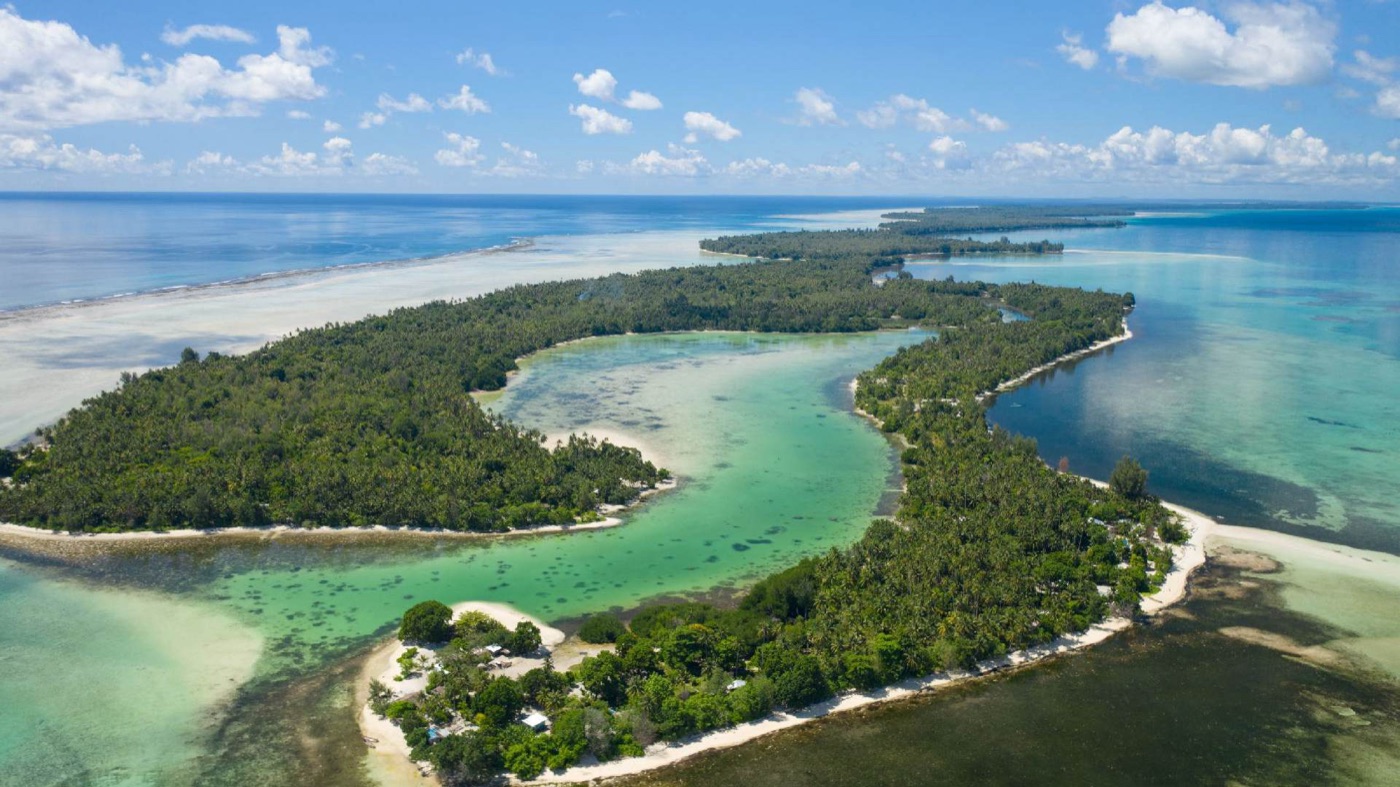 Aerial of the archipelago